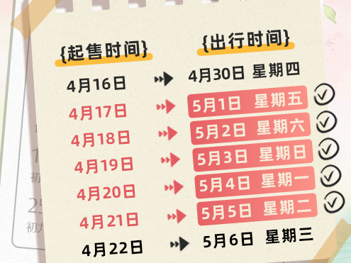 五一假期首日火车票今日开售，超全抢票攻略来了